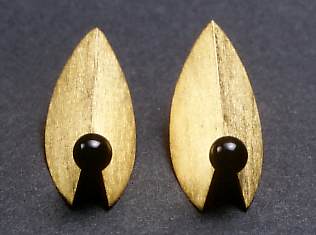 brass earrings
